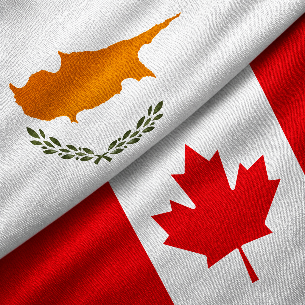 Canada&Cyprus flag