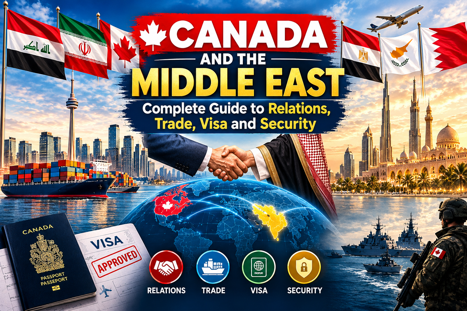Canada and the Middle East: Complete Guide to Strong Relations, Trade, Visa & Security 2026