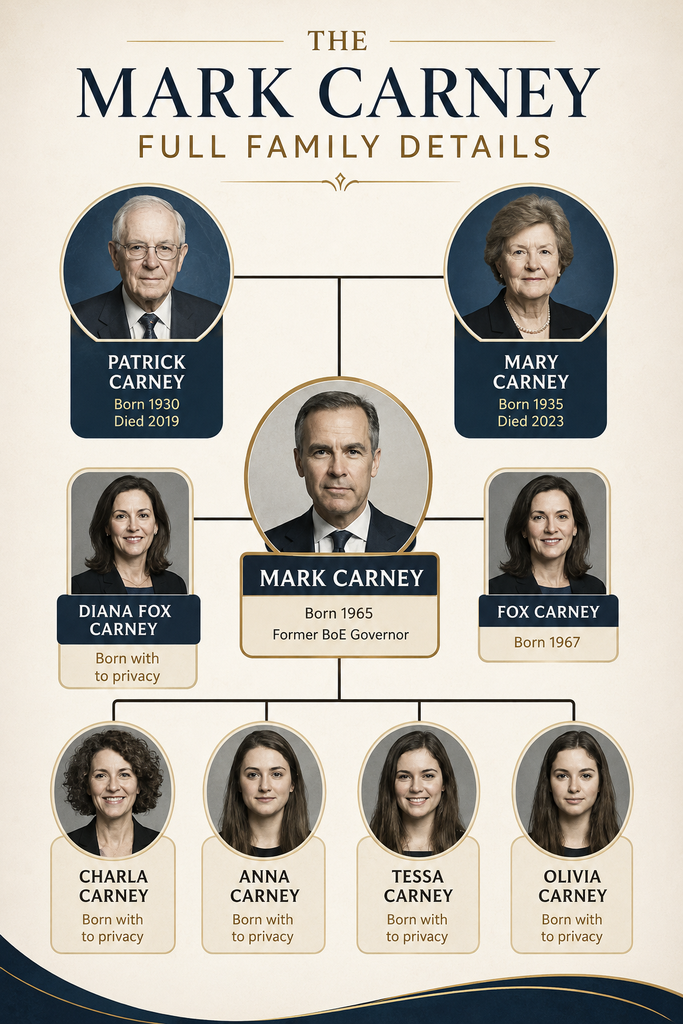 THE MARK CARNEY FAMILY

Full Family Details & Family Tree