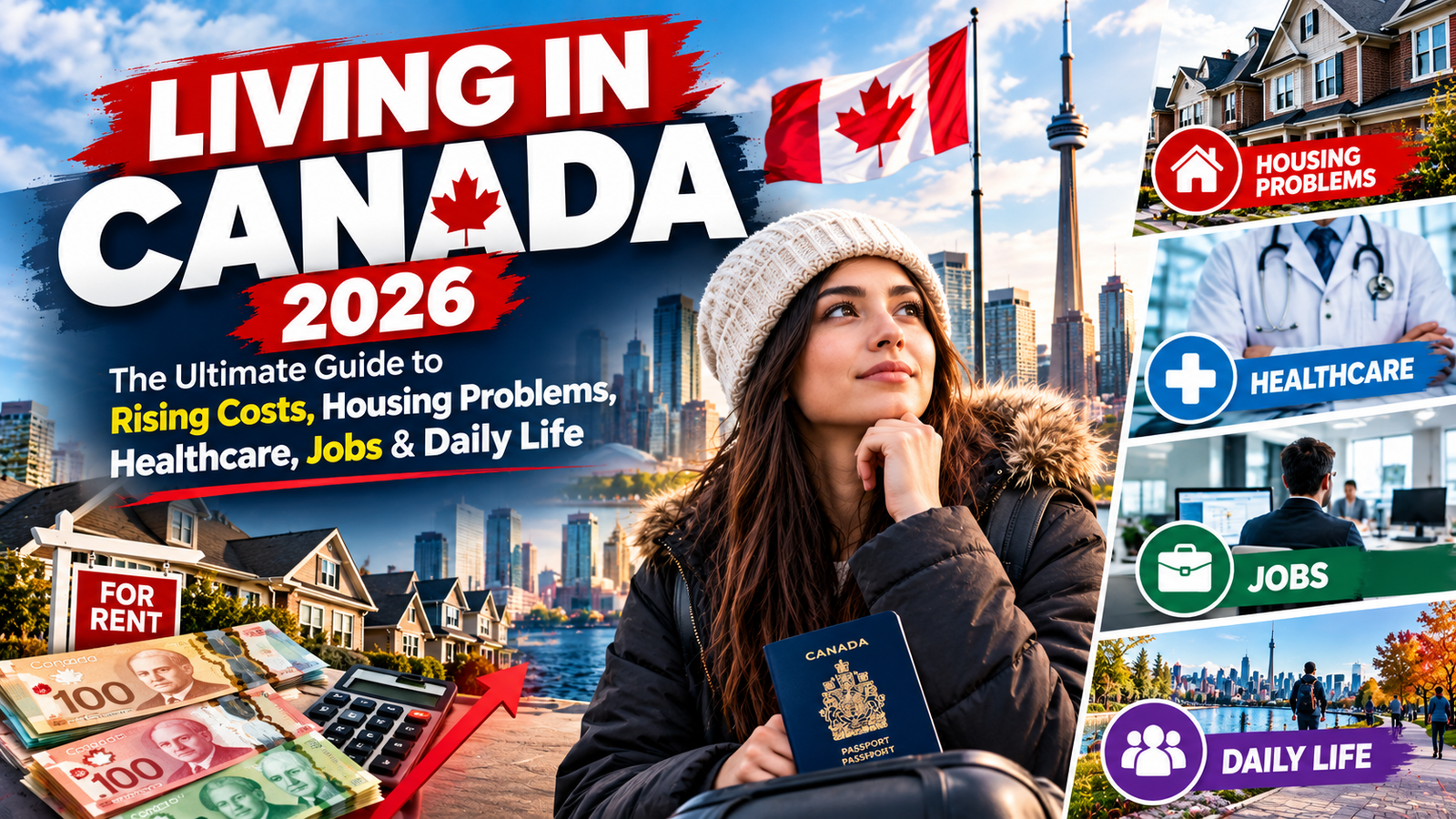 Living in Canada 2026: The Ultimate Guide to Rising Costs, Housing Problems, Healthcare, Jobs & Daily Life