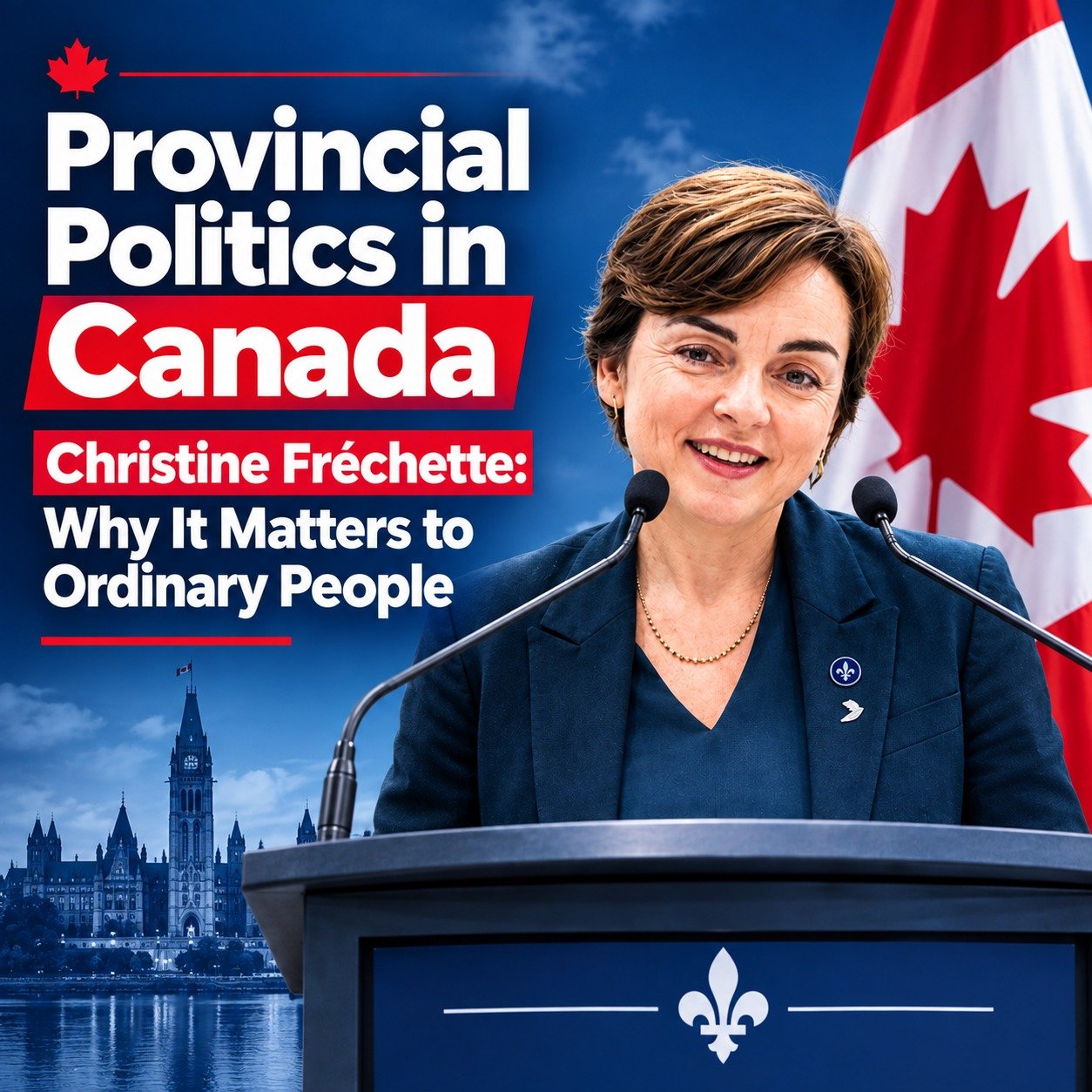 Christine Fréchette: Essential Guide to Provincial Politics in Canada and Why It Matters to Ordinary People 2026