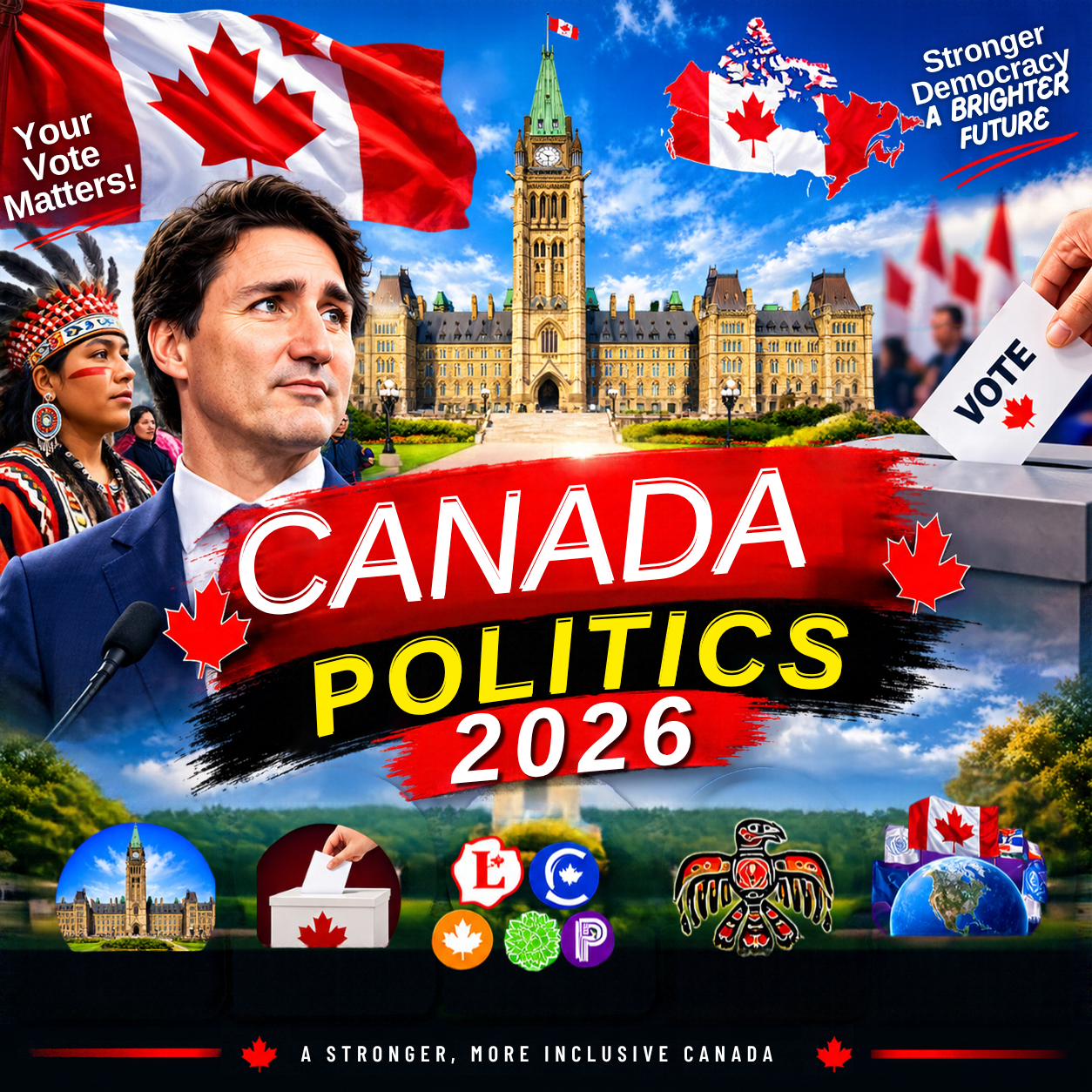 Canada Politics 2026: Powerful Guide to Parliament, Elections, Political Parties, Indigenous Affairs & Foreign Policy