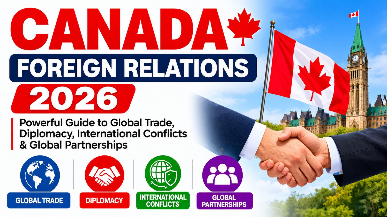 Canada Foreign Relations 2026: Powerful Guide to Global Trade, Diplomacy, International Conflicts & Global Partnerships