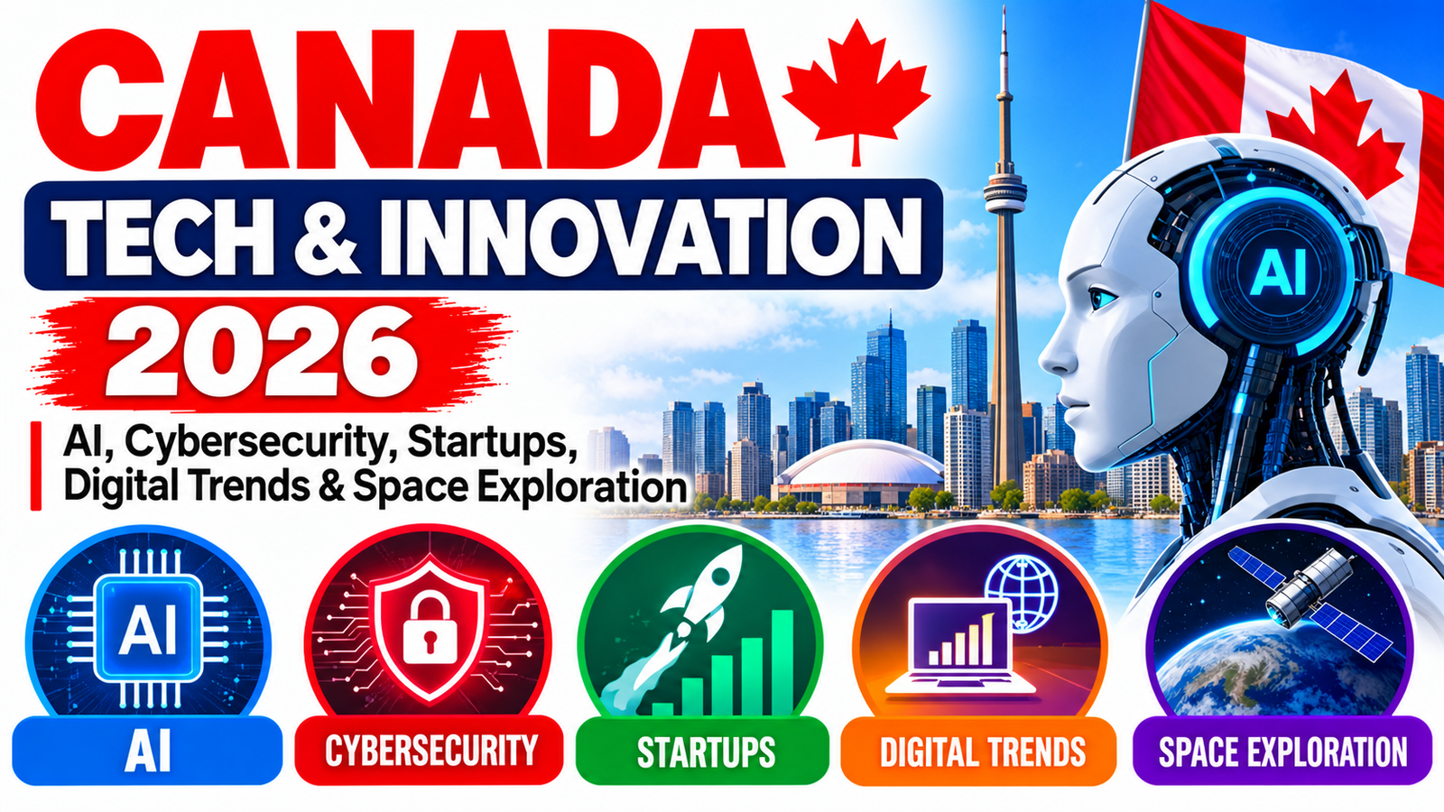Canada Tech & Innovation 2026: AI, Cybersecurity, Startups, Digital Trends & Space Exploration