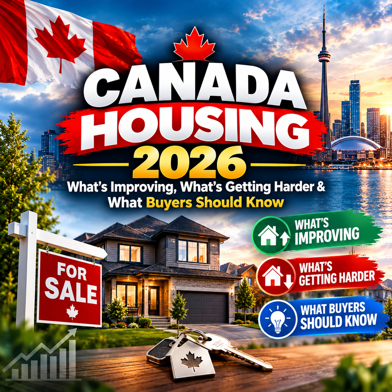 Canada Housing 2026: What’s Improving, What’s Getting Harder & What Buyers Should Know
