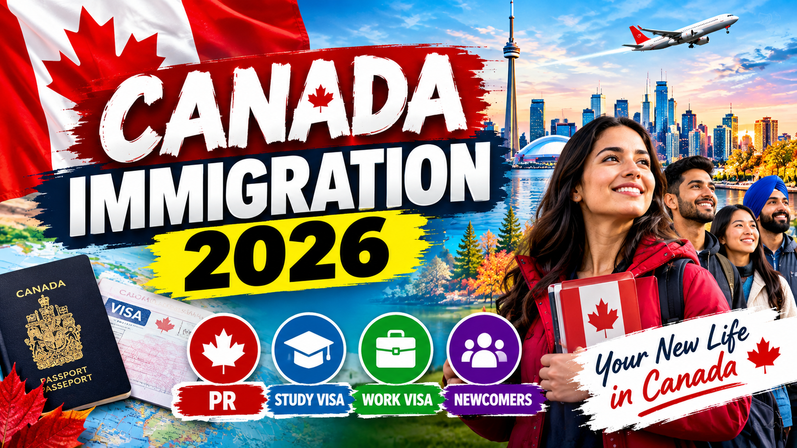 Canada Immigration 2026: Ultimate Guide to PR, Study, Work Visa & Newcomers