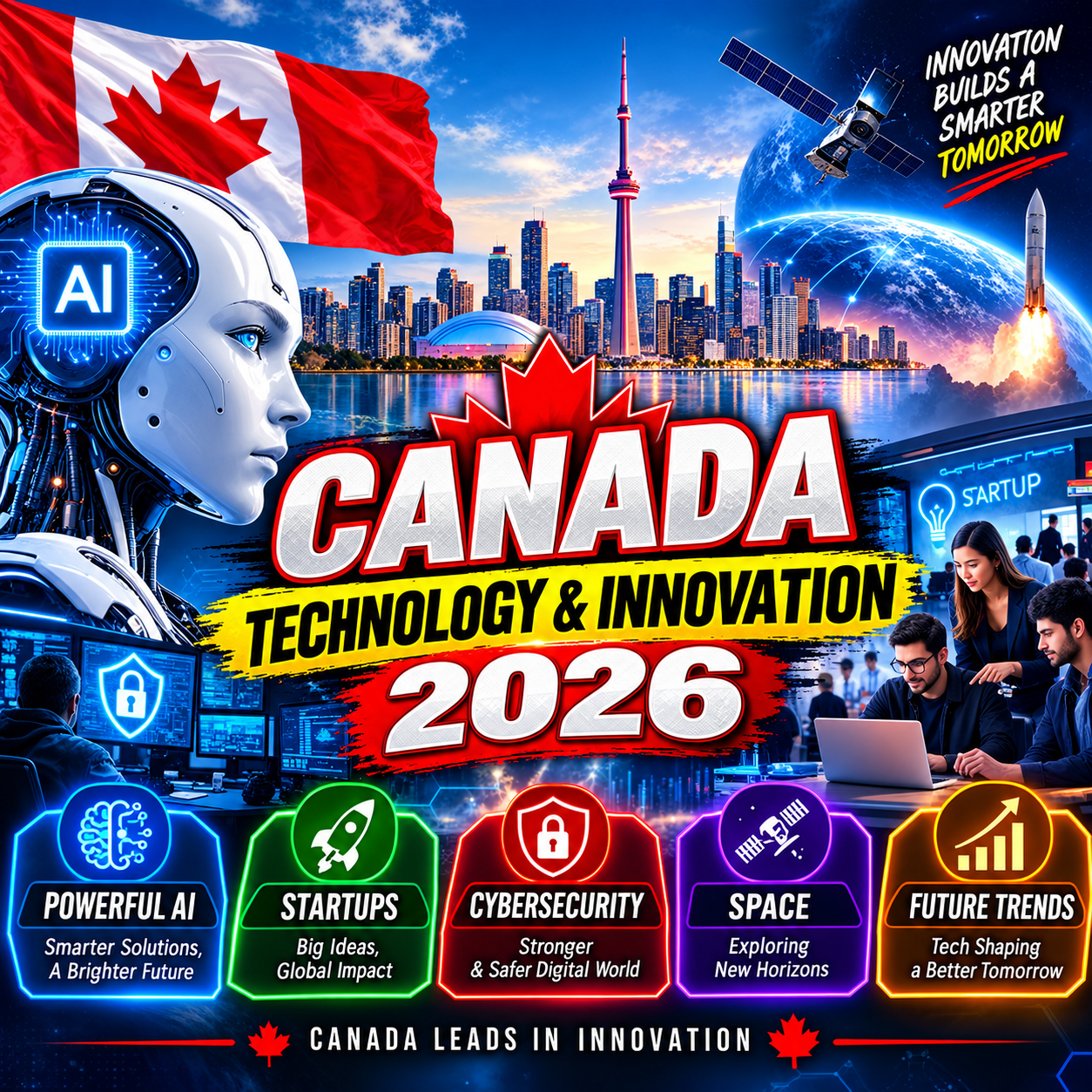 Canada Technology & Innovation 2026: Powerful AI, Startups, Cybersecurity, Space & Future Trends