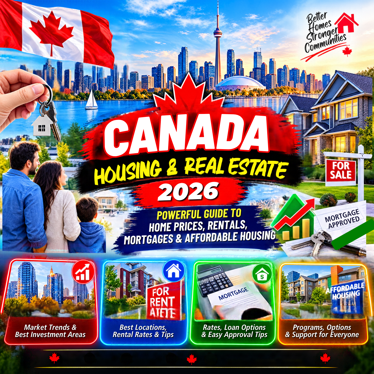 Canada Housing & Real Estate 2026: Powerful Guide to Home Prices, Rentals, Mortgages & Affordable Housing