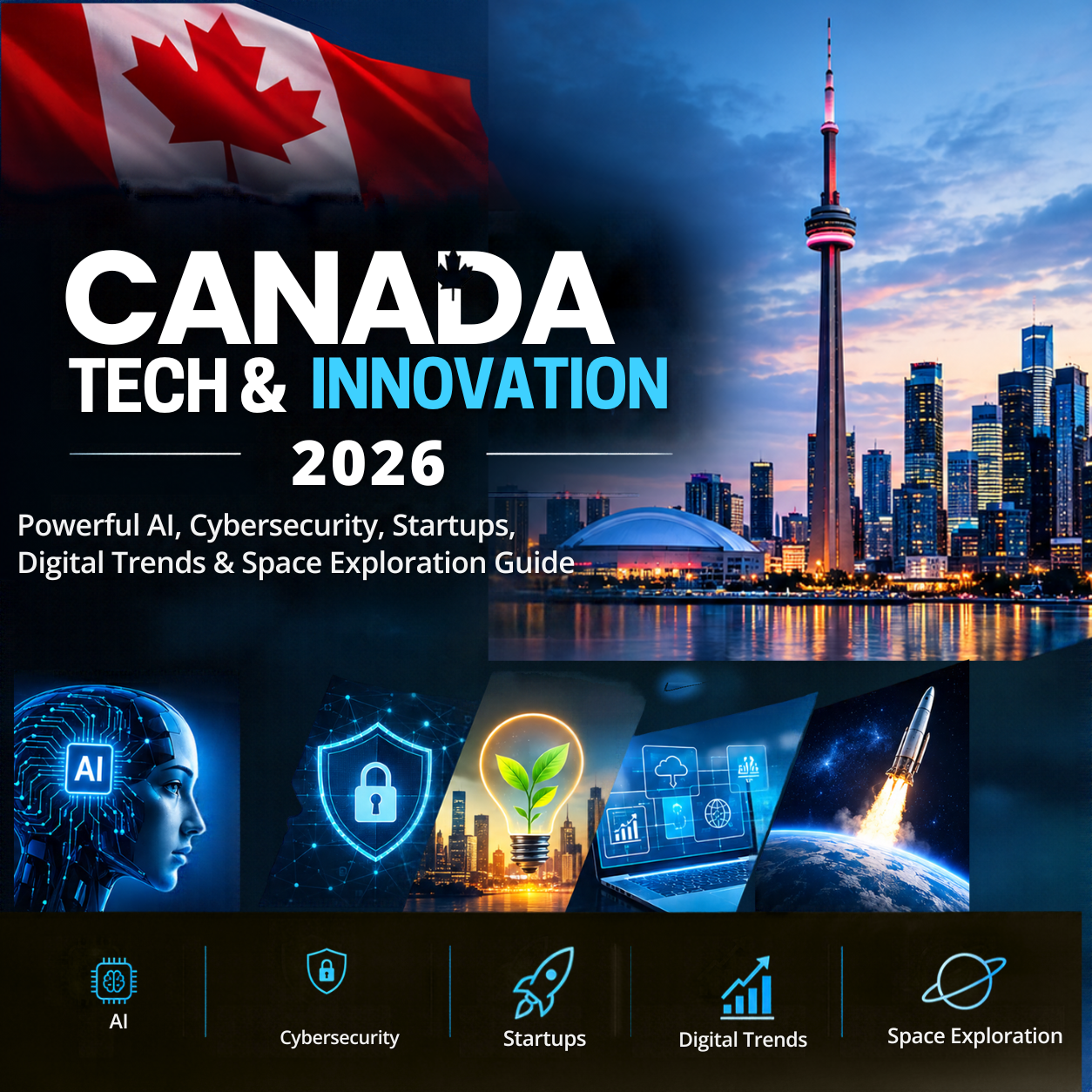 Canada Tech & Innovation 2026: Powerful AI, Cybersecurity, Startups, Digital Trends & Space Exploration Guide