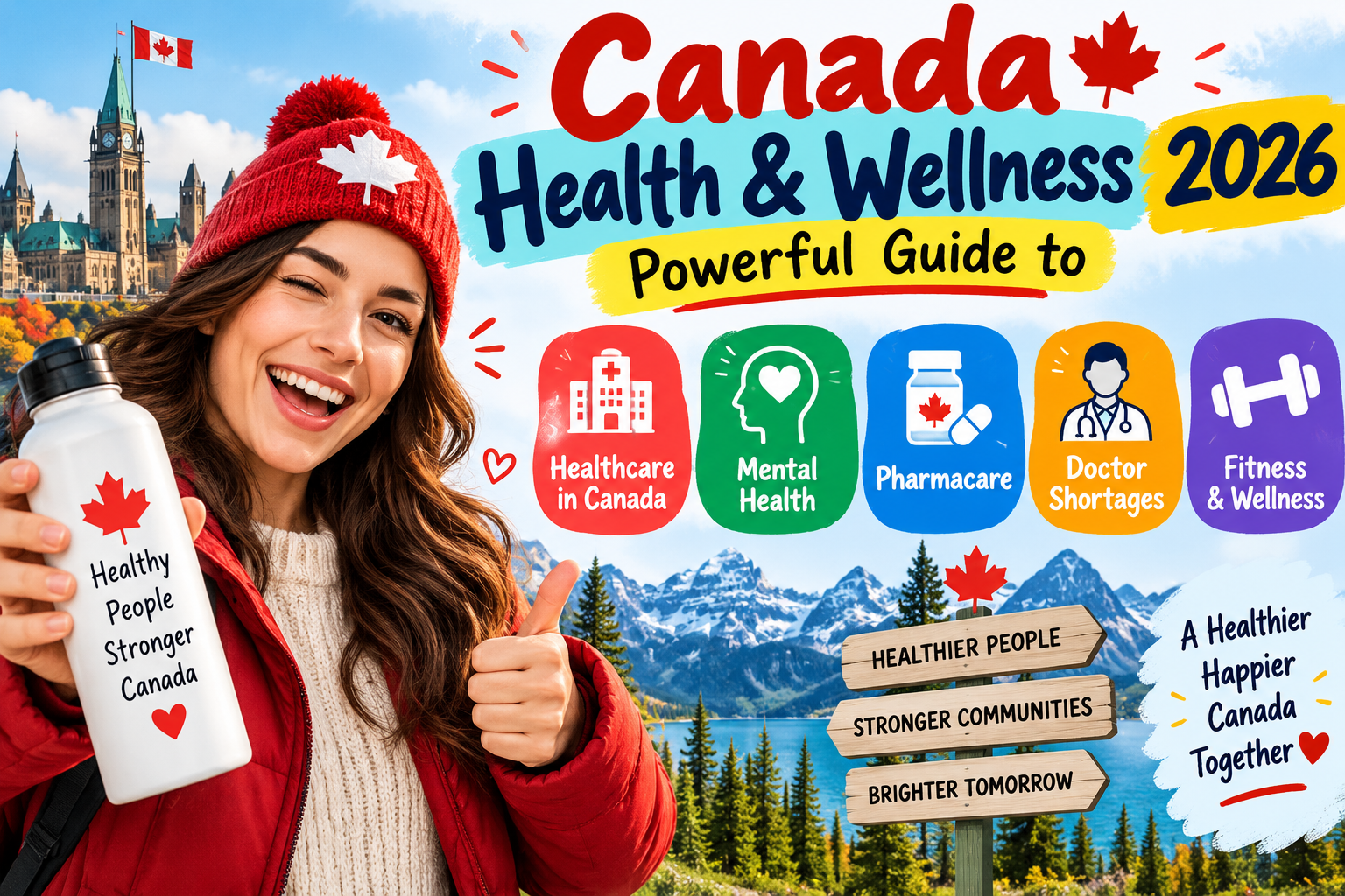 Canada Health & Wellness 2026: Powerful Guide to Healthcare, Mental Health, Pharmacare, Doctor Shortages & Fitness
